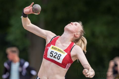 Marie Goetting (Nr. 528, SV Molbergen); Norddeutsche Meisterschaften am 20.07.2019 im Erika-Fisch-Stadion, Hannover (Niedersachsen)