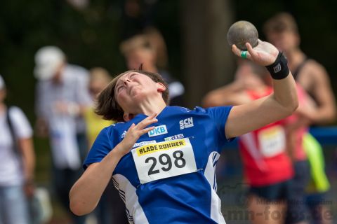 Franca Gelbhaar (Nr. 298, SC Neubrandenburg); Norddeutsche Meisterschaften am 20.07.2019 im Erika-Fisch-Stadion, Hannover (Niedersachsen)