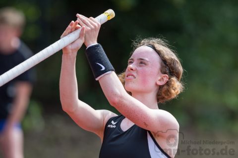 Janne Ohrt (Nr. 684, MTSV Hohenwestedt); Norddeutsche Meisterschaften am 20.07.2019 im Erika-Fisch-Stadion, Hannover (Niedersachsen)