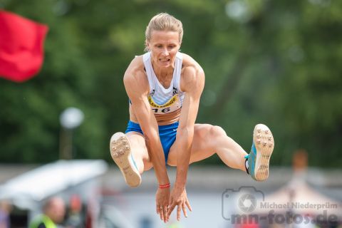 Sandra Kramer (Nr. 16, LAC BERLIN); Norddeutsche Meisterschaften am 20.07.2019 im Erika-Fisch-Stadion, Hannover (Niedersachsen)