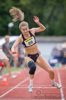 Claudia Hillenhagen (Nr. 89, SCC Berlin); Norddeutsche Meisterschaften am 20.07.2019 im Erika-Fisch-Stadion, Hannover (Niedersachsen)