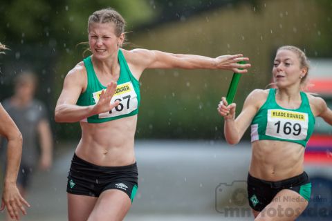 Sandra Dinkeldein (Nr. 167, SV Werder Bremen), Sarah Narloch (Nr. 169, SV Werder Bremen); Norddeutsche Meisterschaften am 20.07.2019 im Erika-Fisch-Stadion, Hannover (Niedersachsen)