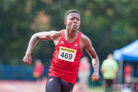 Fawzane Salifou (Nr. 469, VfL Eintracht Hannover); Norddeutsche Meisterschaften am 20.07.2019 im Erika-Fisch-Stadion, Hannover (Niedersachsen)