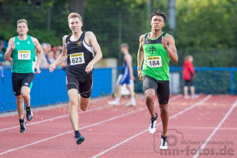 Nils Hanekamp (Nr. 623, SV Sparta Werlte), Jona Martens (Nr. 184, HNT Hamburg); Norddeutsche Meisterschaften am 20.07.2019 im Erika-Fisch-Stadion, Hannover (Niedersachsen)