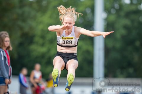 Emma Ostermeier (Nr. 389, VfL Bueckeburg); Norddeutsche Meisterschaften am 21.07.2019 im Erika-Fisch-Stadion, Hannover (Niedersachsen)