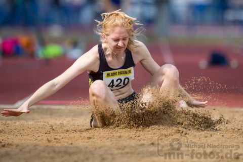 Lina Herwig (Nr. 420, LG Goettingen); Norddeutsche Meisterschaften am 21.07.2019 im Erika-Fisch-Stadion, Hannover (Niedersachsen)