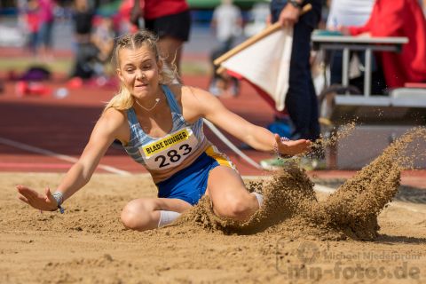 Lucy Junge (Nr. 283, HSG Universitaet Greifswald); Norddeutsche Meisterschaften am 21.07.2019 im Erika-Fisch-Stadion, Hannover (Niedersachsen)