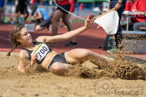 Benita Kappert (Nr. 700, SC Wentorf); Norddeutsche Meisterschaften am 21.07.2019 im Erika-Fisch-Stadion, Hannover (Niedersachsen)