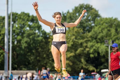 Benita Kappert (Nr. 700, SC Wentorf); Norddeutsche Meisterschaften am 21.07.2019 im Erika-Fisch-Stadion, Hannover (Niedersachsen)