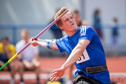 Adrian Griffel (Nr. 651, Bramstedter Turnerschaft); Norddeutsche Meisterschaften am 21.07.2019 im Erika-Fisch-Stadion, Hannover (Niedersachsen)