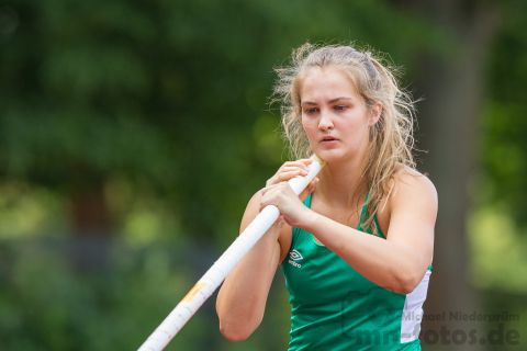 Stina Seidler (Nr. 172, SV Werder Bremen); Norddeutsche Meisterschaften am 21.07.2019 im Erika-Fisch-Stadion, Hannover (Niedersachsen)