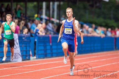 Magnus Buchwald (Nr. 256, 1. LAV Rostock); Norddeutsche Meisterschaften am 21.07.2019 im Erika-Fisch-Stadion, Hannover (Niedersachsen)