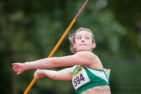 Mira Schumann (Nr. 594, TuS Soltendieck); Norddeutsche Meisterschaften am 21.07.2019 im Erika-Fisch-Stadion, Hannover (Niedersachsen)