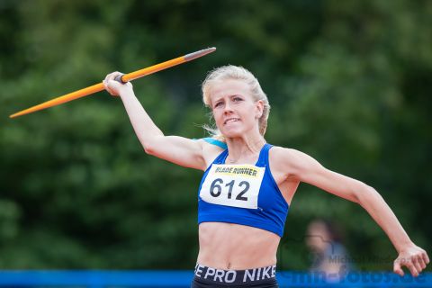 Veronique Quednau (Nr. 612, LG UnterluessFassbergOldendorf); Norddeutsche Meisterschaften am 21.07.2019 im Erika-Fisch-Stadion, Hannover (Niedersachsen)