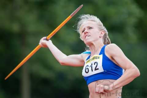 Veronique Quednau (Nr. 612, LG UnterluessFassbergOldendorf); Norddeutsche Meisterschaften am 21.07.2019 im Erika-Fisch-Stadion, Hannover (Niedersachsen)