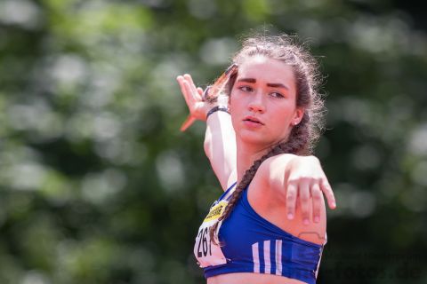 Emely Grenzer (Nr. 267, 1. LAV Rostock); Norddeutsche Meisterschaften am 21.07.2019 im Erika-Fisch-Stadion, Hannover (Niedersachsen)