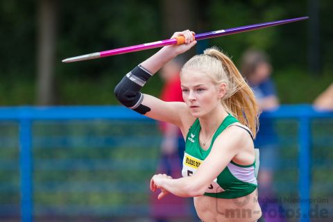 Henrike Rieper (Nr. 596, LG Kreis Nord Stade); Norddeutsche Meisterschaften am 21.07.2019 im Erika-Fisch-Stadion, Hannover (Niedersachsen)