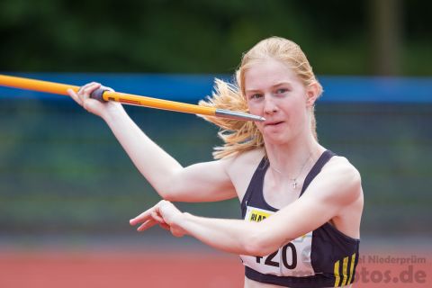 Lina Herwig (Nr. 420, LG Goettingen); Norddeutsche Meisterschaften am 21.07.2019 im Erika-Fisch-Stadion, Hannover (Niedersachsen)