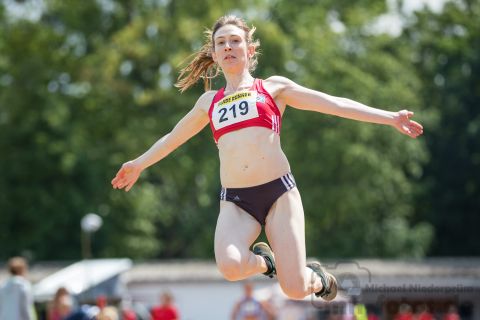 Lara Hille (Nr. 219, Hamburger SV); Norddeutsche Meisterschaften am 21.07.2019 im Erika-Fisch-Stadion, Hannover (Niedersachsen)