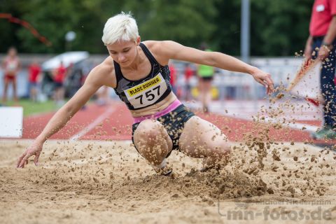 Tiffany Eidner (Nr. 757, Bad Lobensteiner TC); Norddeutsche Meisterschaften am 21.07.2019 im Erika-Fisch-Stadion, Hannover (Niedersachsen)
