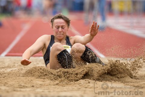 Johanna Hillebrand (Nr. 421, LG Goettingen); Norddeutsche Meisterschaften am 21.07.2019 im Erika-Fisch-Stadion, Hannover (Niedersachsen)