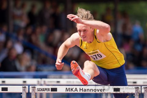Paul Anton Temme (Nr. 670, LG Flensburg); Norddeutsche Meisterschaften am 21.07.2019 im Erika-Fisch-Stadion, Hannover (Niedersachsen)