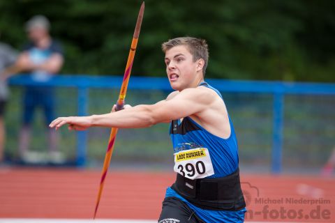 Max Dehning (Nr. 390, LG Celle-Land); Norddeutsche Meisterschaften am 21.07.2019 im Erika-Fisch-Stadion, Hannover (Niedersachsen)