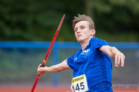 Pascal Lehmann (Nr. 145, VfL Rathenow); Norddeutsche Meisterschaften am 21.07.2019 im Erika-Fisch-Stadion, Hannover (Niedersachsen)