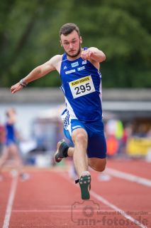 Lukas Lappe (Nr. 295, SC Neubrandenburg); Norddeutsche Meisterschaften am 21.07.2019 im Erika-Fisch-Stadion, Hannover (Niedersachsen)