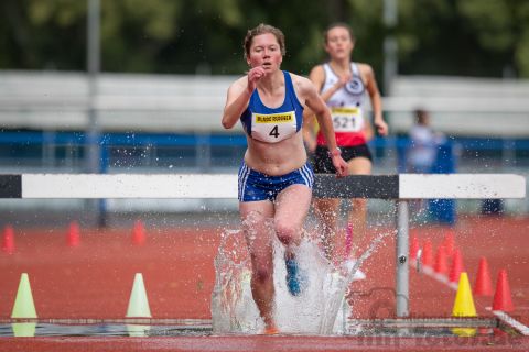 Katrin Geiger (Nr. 4, SV Steinheim); Norddeutsche Meisterschaften am 21.07.2019 im Erika-Fisch-Stadion, Hannover (Niedersachsen)