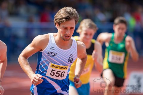 Aaron Hadaschik (Nr. 556, OTB Osnabrueck); Norddeutsche Meisterschaften am 21.07.2019 im Erika-Fisch-Stadion, Hannover (Niedersachsen)