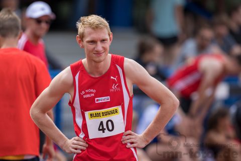 Lennart Mesecke (Nr. 40, LG Nord Berlin); Norddeutsche Meisterschaften am 21.07.2019 im Erika-Fisch-Stadion, Hannover (Niedersachsen)