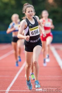 Lia Amelie Sievers (Nr. 656, Bredstedter TSV); Norddeutsche Meisterschaften am 21.07.2019 im Erika-Fisch-Stadion, Hannover (Niedersachsen)