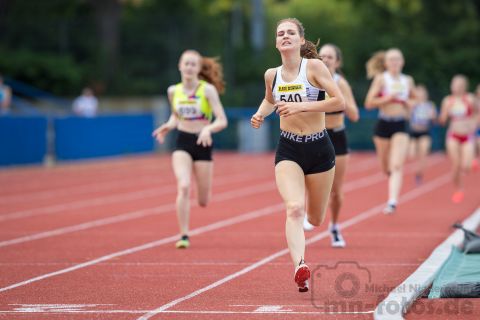 Rieke Emmrich (Nr. 540, LC Nordhorn); Norddeutsche Meisterschaften am 21.07.2019 im Erika-Fisch-Stadion, Hannover (Niedersachsen)