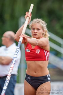 Moana-Lou Kleiner (SC Potsdam); 21. Int. Stabhochsprungmeeting am 08.09.2019 im Jahnstadion, Beckum (Nordrhein-Westfalen), Foto: Michael Niederpruem