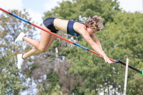 Marion Lotout (FRA); 21. Int. Stabhochsprungmeeting am 08.09.2019 im Jahnstadion, Beckum (Nordrhein-Westfalen), Foto: Michael Niederpruem