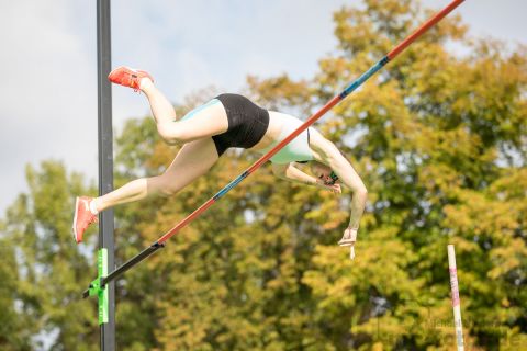Ninon Guillon-Romarin (FRA); 21. Int. Stabhochsprungmeeting am 08.09.2019 im Jahnstadion, Beckum (Nordrhein-Westfalen), Foto: Michael Niederpruem