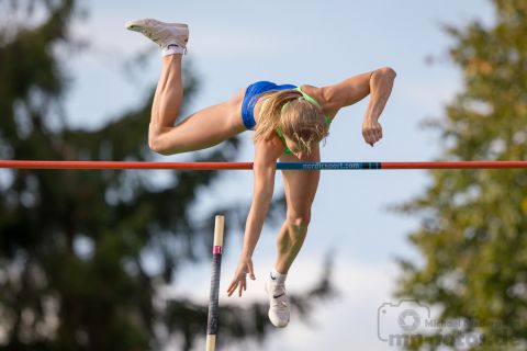 Tina Sutej (SLO); 21. Int. Stabhochsprungmeeting am 08.09.2019 im Jahnstadion, Beckum (Nordrhein-Westfalen), Foto: Michael Niederpruem